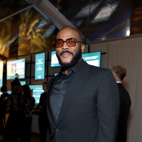 WEST HOLLYWOOD, CALIFORNIA - NOVEMBER 08: Tyler Perry attends the 2025 Baby2Baby Gala Presented By Paul Mitchell at Pacific Design Center on November 08, 2025 in West Hollywood, California. (Photo by Araya Doheny/Getty Images for Baby2Baby)