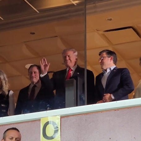 President Donald Trump became the first sitting POTUS to attend a regular season NFL game since 1978.