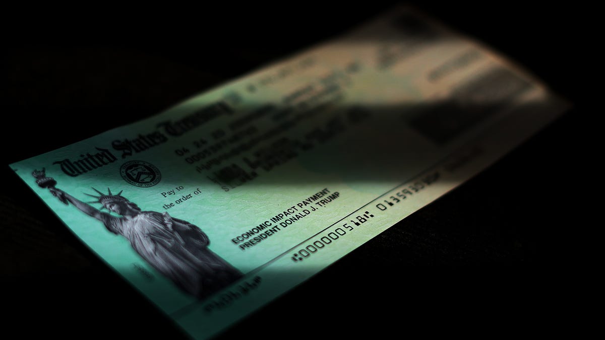 President Donald Trump's name appears on COVID-19 economic assistance checks sent to citizens across the country in April 2020.