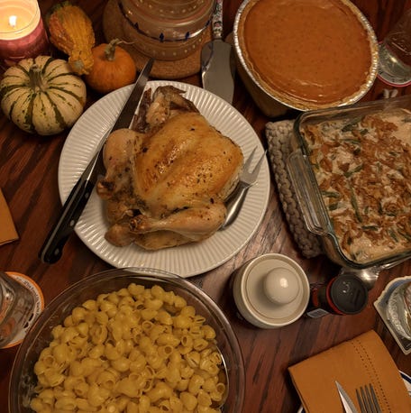 In a new survey, 72% of respondents who receive SNAP benefits, which have been in limbo, said they will struggle to afford Thanksgiving or Christmas meals.