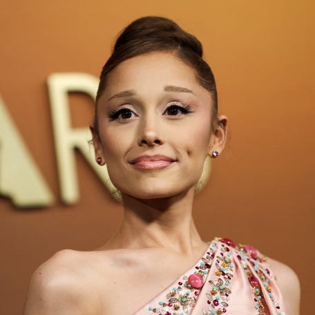 Ariana Grande attends the Academy of Motion Picture Arts and Sciences 16th Governors Awards in Los Angeles, California, U.S., November 16, 2025. REUTERS/Mario Anzuoni