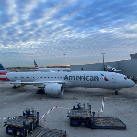 An American Airlines 787 at John F. Kennedy International Airport in New York. AA is the highest-ranked U.S. airline, according to AirHelp.