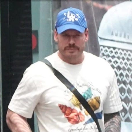 A surveillance photo of Ryan Wedding provided by the FBI. Wedding, a former Olympic snowboarder, was placed on the FBI's Ten Most Wanted list for running a murderous international drug trafficking operation.