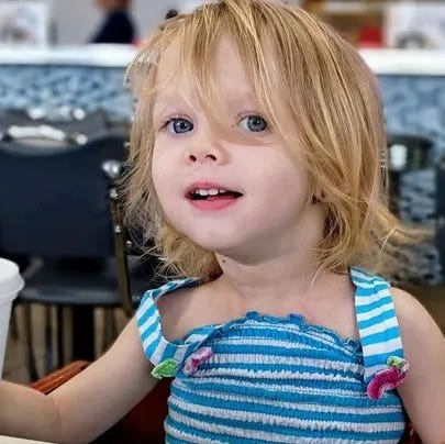 Locklyn McGuire, 2, was killed in a dog mauling in Oklahoma City on Nov. 18, 2025.