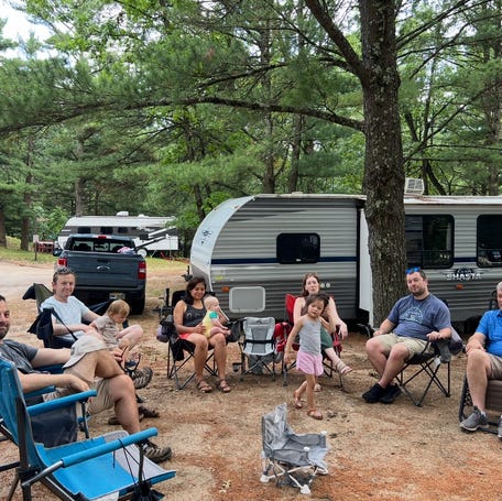 Christenson camps with her family and friends nearly year-round.