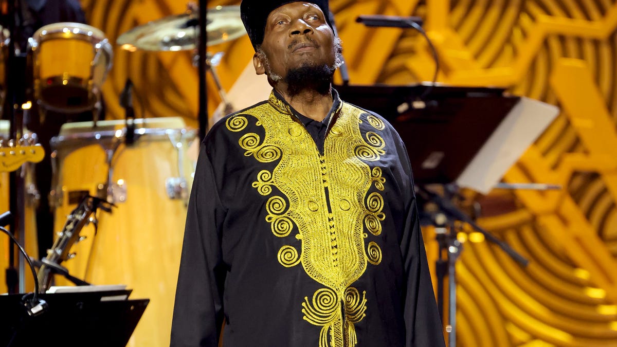 HOLLYWOOD, CALIFORNIA - APRIL 06: In this image released on December 21, Jimmy Cliff performs onstage during Homeward Bound: A GRAMMY Salute To The Songs Of Paul Simon at Hollywood Pantages Theatre on April 06, 2022 in Hollywood, California. (Photo by Kevin Winter/Getty Images for The Recording Academy)