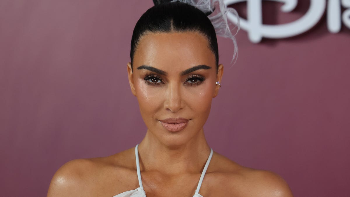 Kim Kardashian at the red carpet for the series 'All's Fair' at Teatro Copacabana Palace on Nov. 10, 2025, in Rio de Janeiro, Brazil.