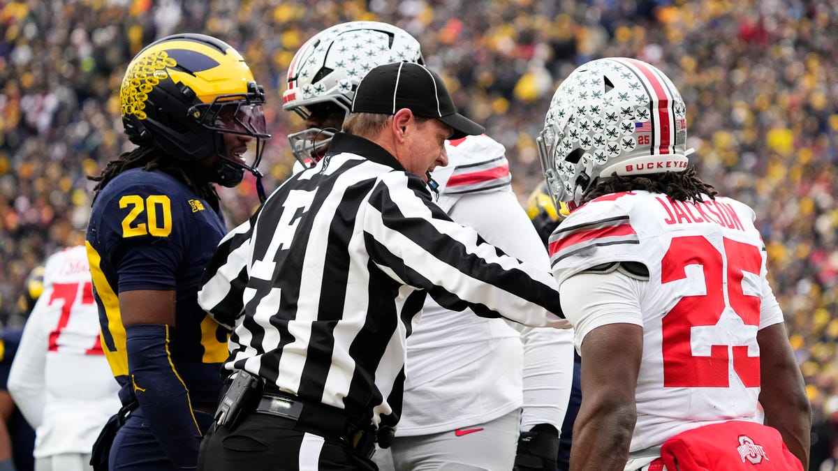Ohio State football faces Michigan in Big Ten Conference rivalry game
