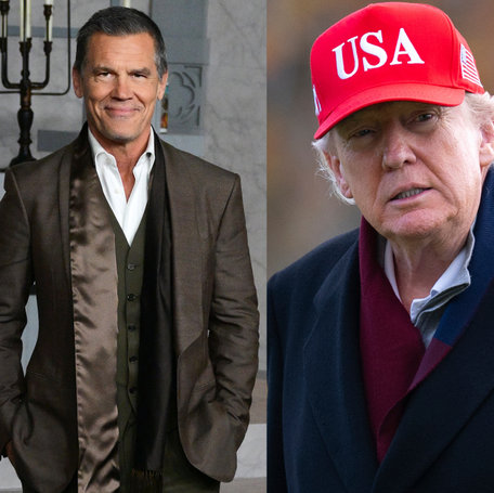 Josh Brolin, left, reflected on his past friendship with Donald Trump in a recent interview.