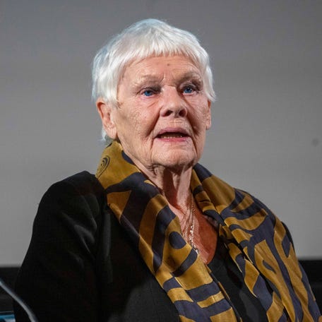 Judi Dench attends a screening of "Iris" at BFI Southbank on Dec. 8, 2024, in London, England.