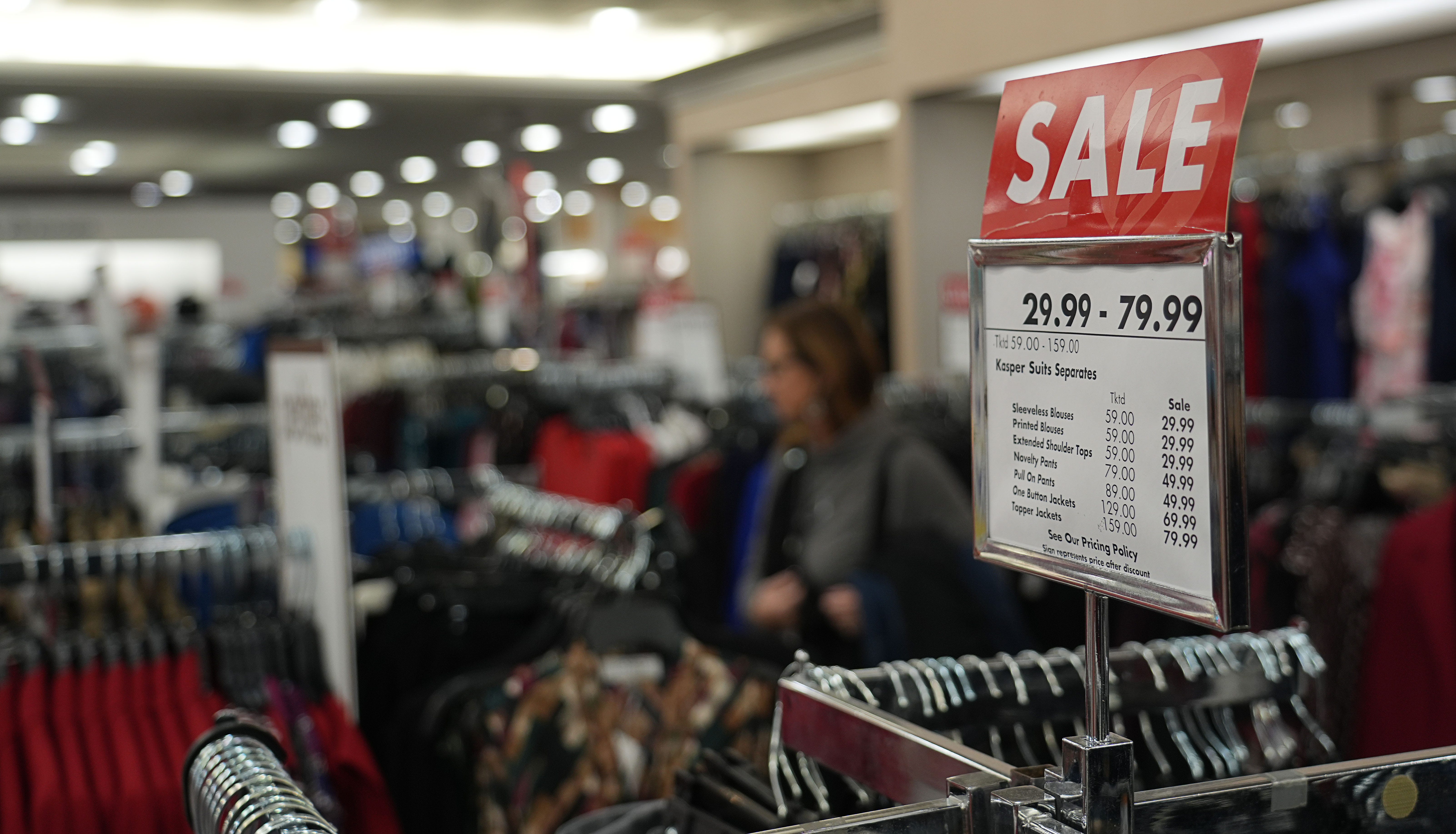 Shoppers take advantage of Black Friday sales at the Boscov's in Christiana on Nov. 28, 2025.