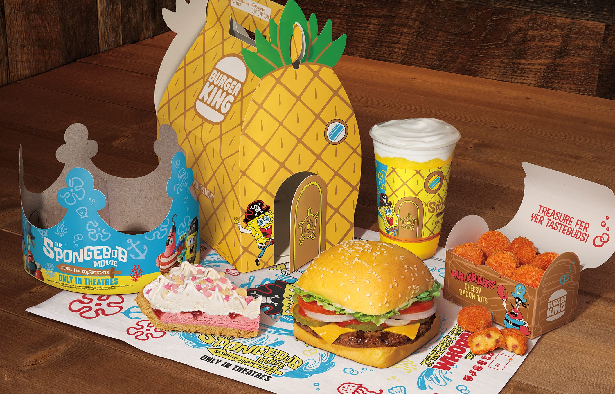 See what’s on Burger King’s new SpongeBob-themed menu