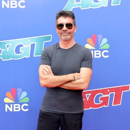 Simon Cowell attends the "America's Got Talent" Season 19 red carpet at Pasadena Civic Auditorium on March 26, 2024 in Pasadena, California.