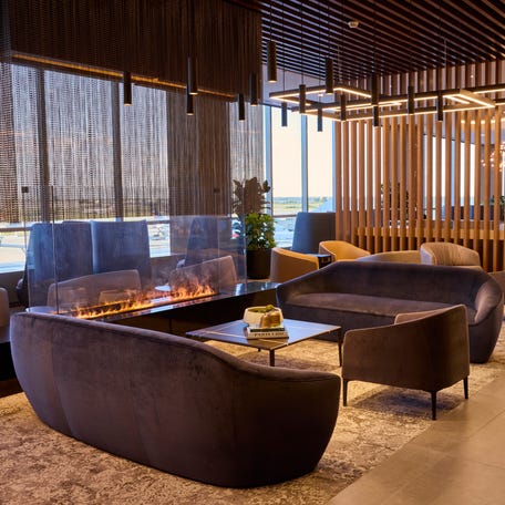 American Airlines' Flagship lounge in Philadelphia.