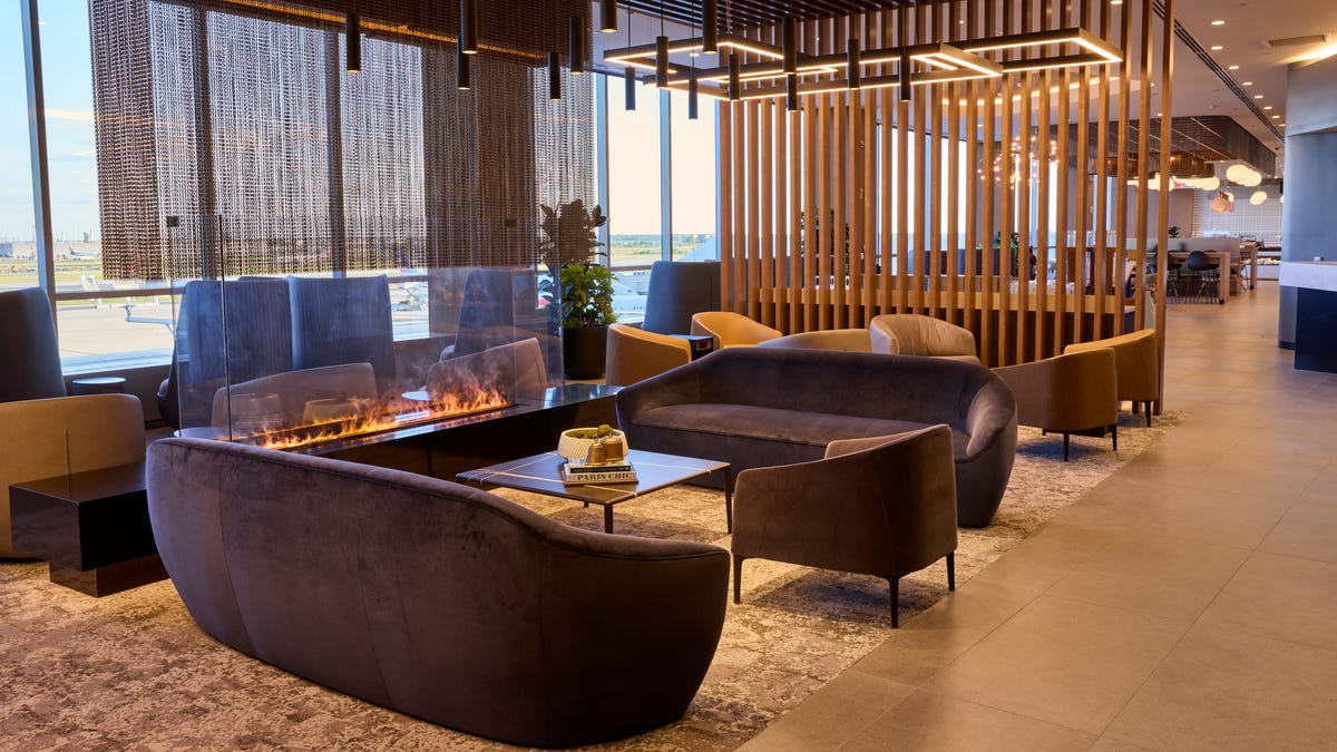 American Airlines' Flagship lounge in Philadelphia.