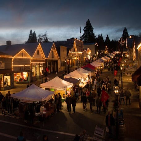 Nevada City celebrates Christmas in Victorian style.