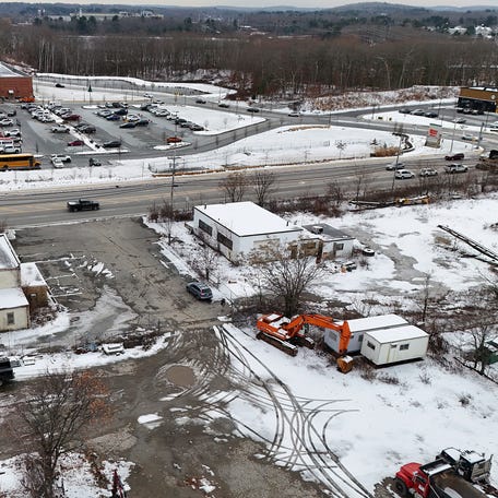 Shrewsbury Market Basket and the lot across the street at 193 Hartford Turnpike where there are plans to put a Yatco gas station.