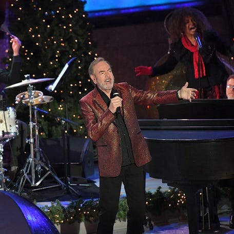 Neil Diamond performs at the 84th Annual Rockefeller Center Christmas Tree Lighting Ceremony Nov. 30, 2016 in New York City.