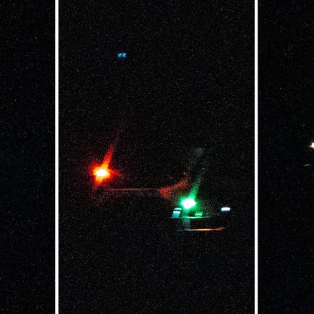 In November and December 2024, people reported seeing drones in central and northern New Jersey, such as the ones photographed. In some cases, airplanes and other light sources were mistaken for drones.