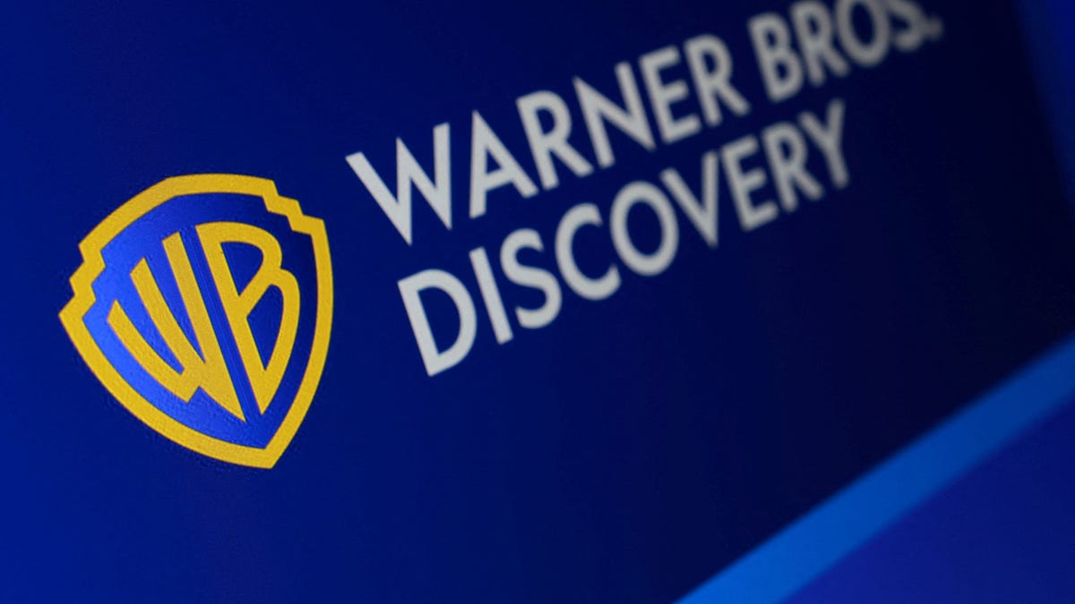 Warner Bros Discovery logo is seen in this illustration taken December 5, 2025.