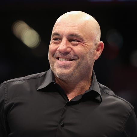 Joe Rogan during UFC 274 at Footprint Center on May 7, 2022, in Phoenix.