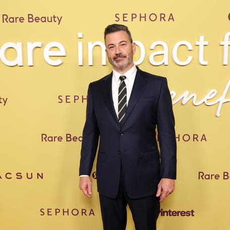 Jimmy Kimmel attends the Rare Impact Fund Benefit hosted by Selena Gomez at Nya Studios on Oct. 29, 2025, in Los Angeles.