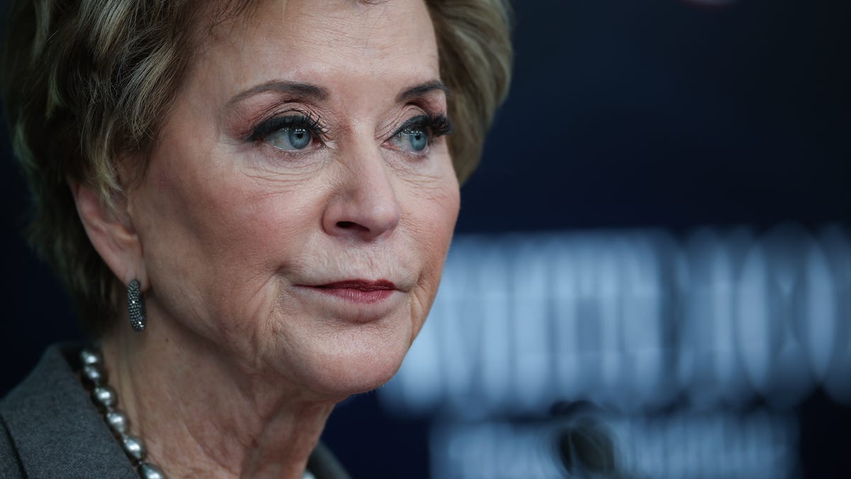 Secretary of Education Linda McMahon speaks during a White House press briefing on Nov. 20 in Washington, D.C.