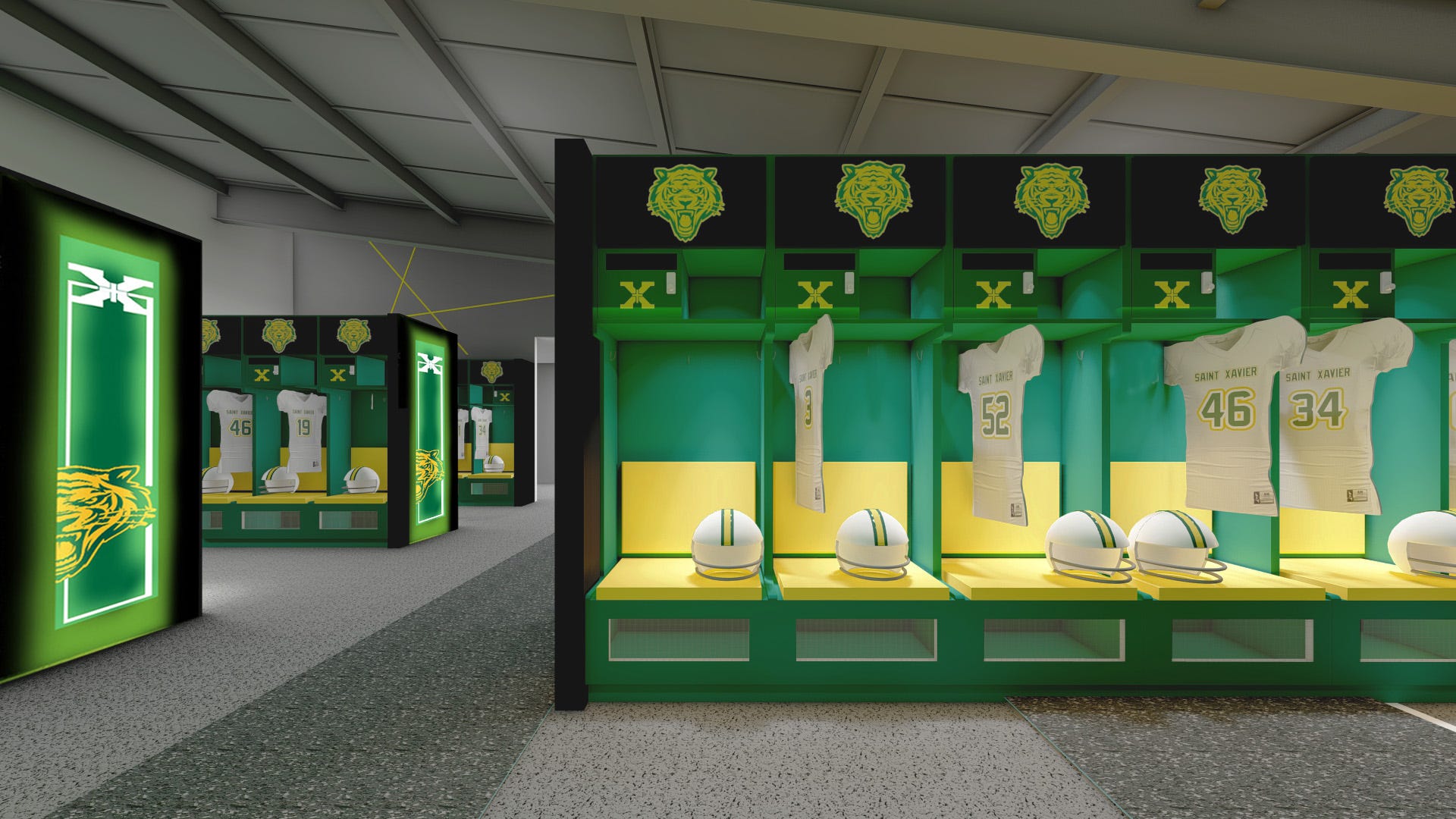 Renderings of a new St. X football complex slated to be completed by the start of the 2026-27 school year.