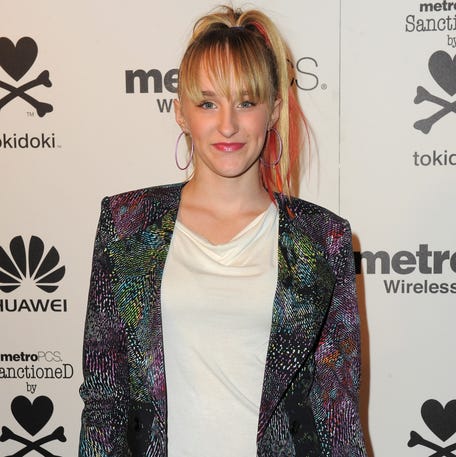 Camryn Magness attends the launch of the MetroPCS Huawei M835 at the tokidoki flagship store in Los Angeles on Nov. 3, 2011.