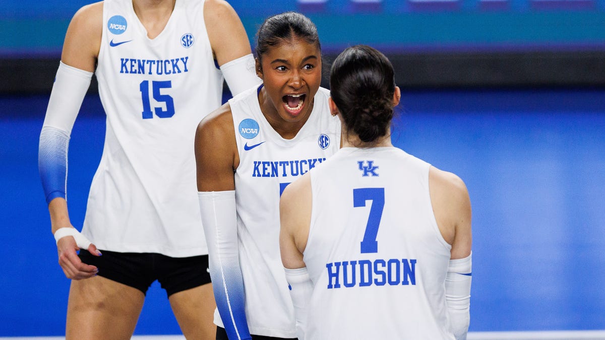 Ncaa Womens Volleyball Womens National Volleyball Regional Cal Poly Vs Kentucky