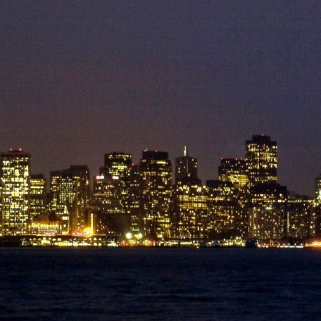 The San Francisco skyline.