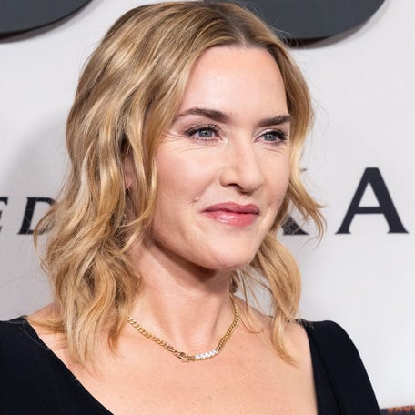 Kate Winslet attends the New York premiere of her directorial debut, "Goodbye June," on Dec. 8.