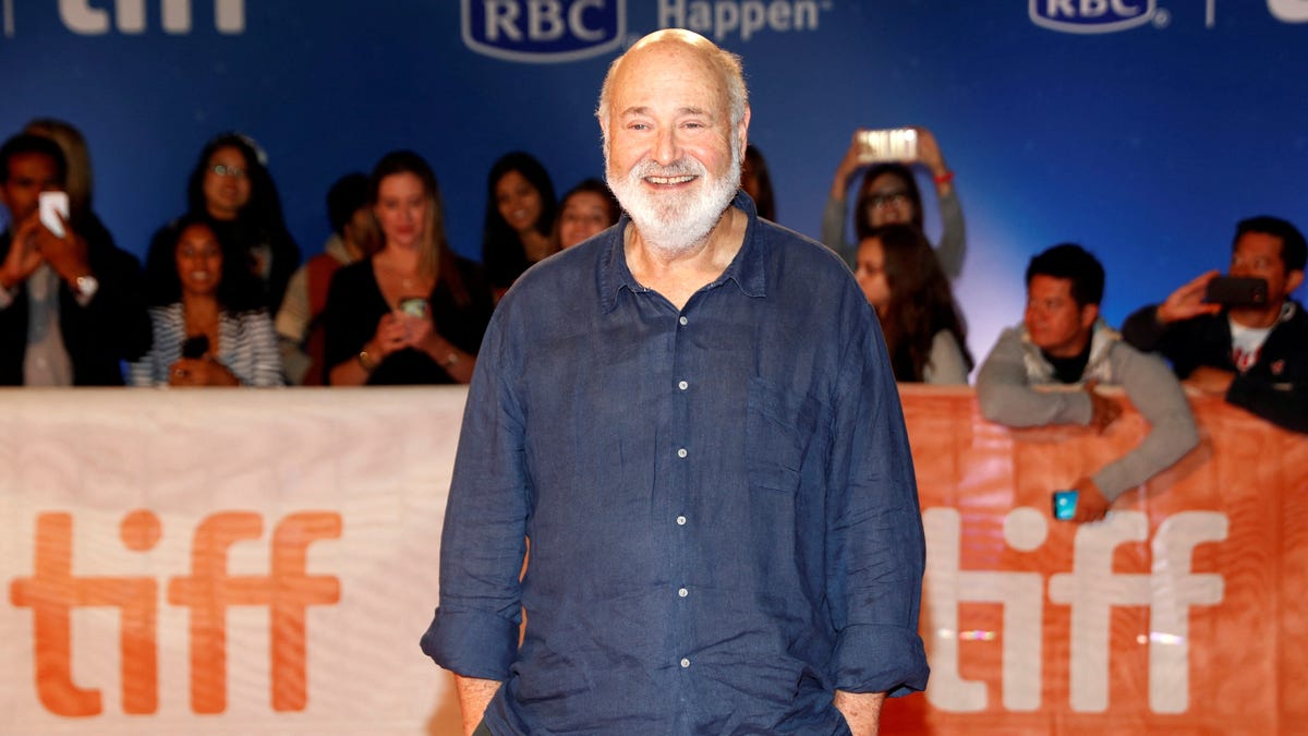 Director Rob Reiner arrives on the red carpet for the film "LBJ" during the 41st Toronto International Film Festival in Canada on Sept. 15, 2016.