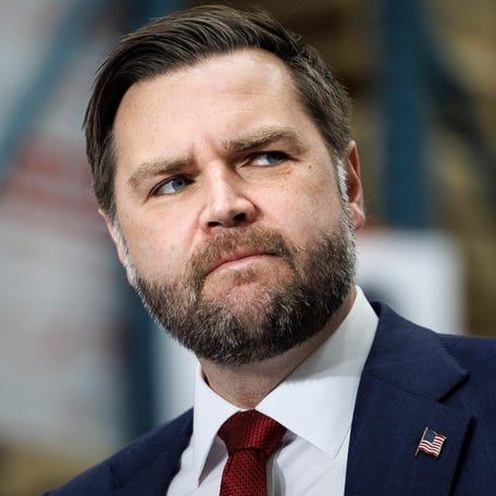 Vice President JD Vance delivers remarks at Uline Inc. on December 16, 2025 at Lehigh Valley International Airport in Allentown, Pennsylvania.