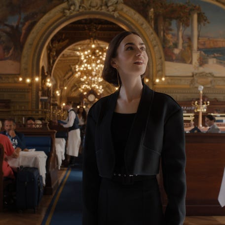 Emily In Paris. Lily Collins as Emily in Emily In Paris. Cr. © 2025