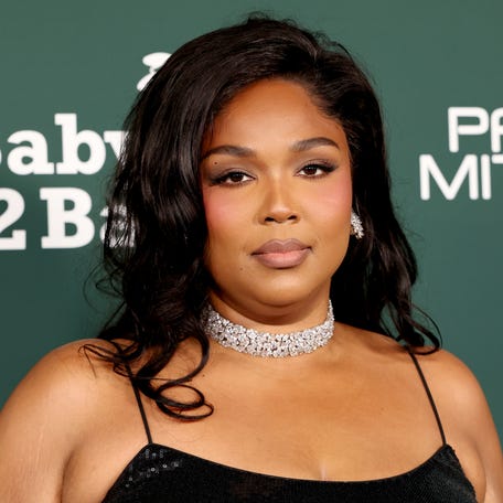Lizzo attends the 2025 Baby2Baby Gala presented by Paul Mitchell at Pacific Design Center on Nov. 8, 2025, in West Hollywood, California.