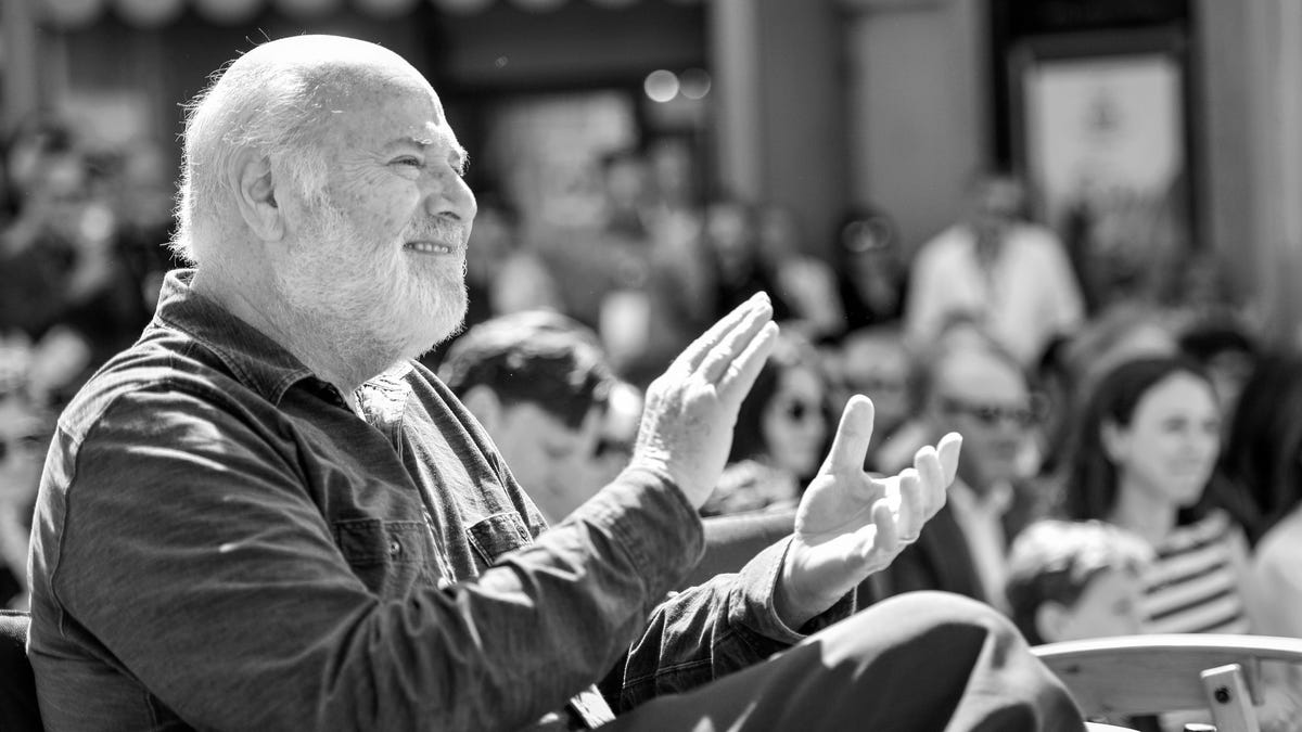 Rob Reiner attends Billy Crystal's Hand and Footprint Ceremony at the 2019 10th Annual TCM Classic Film Festival on April 12, 2019, in Hollywood, California.