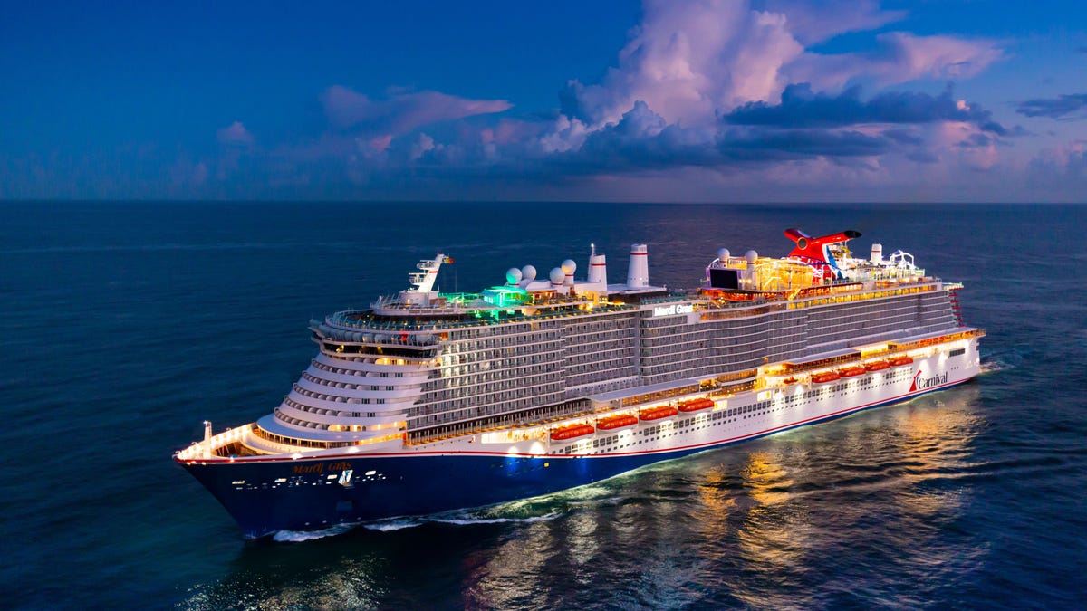 Carnival Cruise Line's Mardi Gras ship.