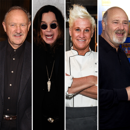 Hollywood was dealt a series of losses in 2025, from actor Gene Hackman, from left, and rocker Ozzy Osbourne to chef Anne Burrell and director Rob Reiner.