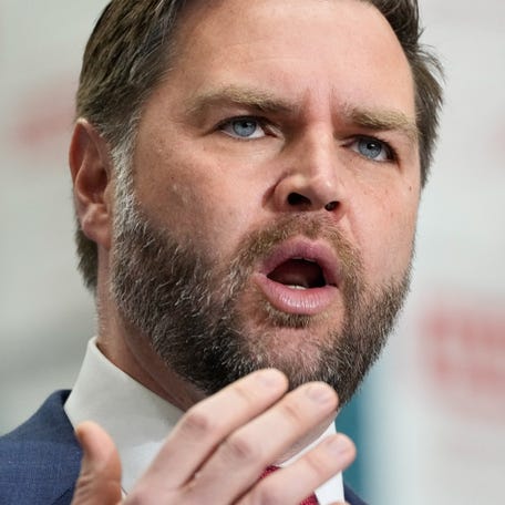 Vice President JD Vance delivers remarks at Uline Inc., in Alburtis, Pennsylvania, U.S., December 16, 2025.