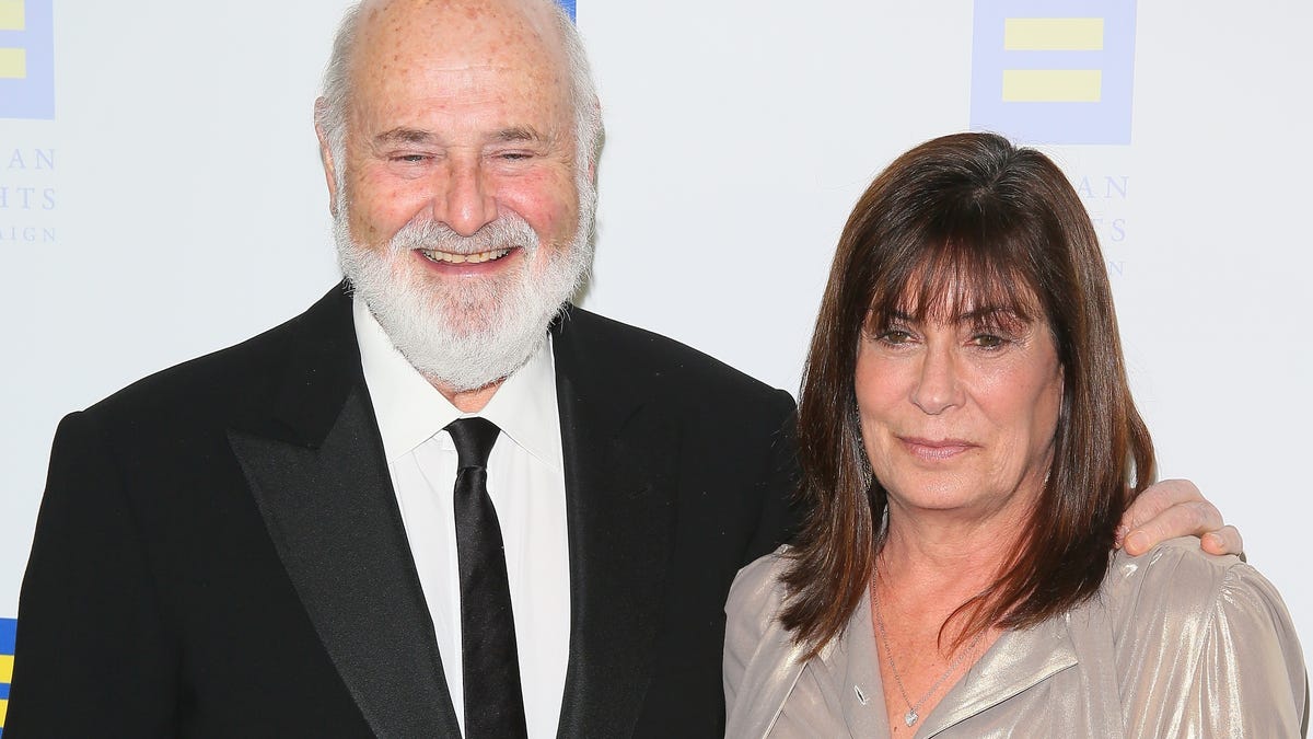 Director Rob Reiner and wife Michele Singer Reiner arrive for the Human Rights Campaign 2019 Los Angeles dinner at the JW Marriott L.A. Live on March 30, 2019, in Los Angeles.