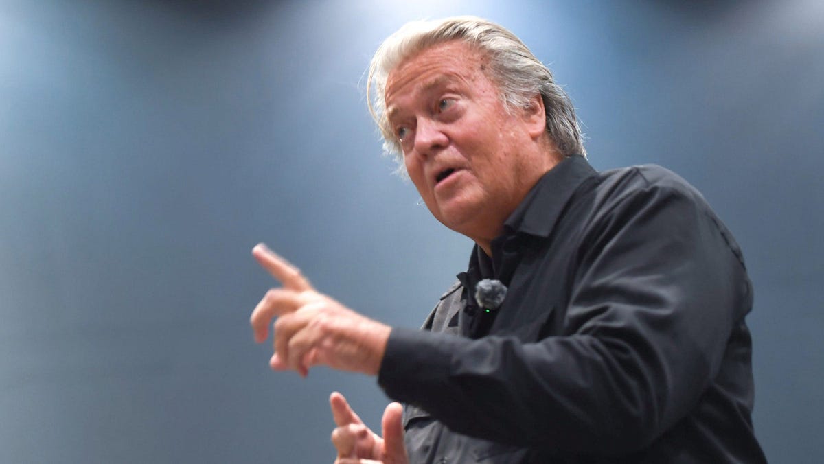 Could ICE at airports be 'test run' for polling places, Steve Bannon asks