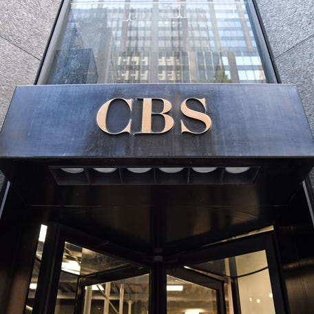 The CBS logo is seen at the CBS Building, headquarters of the CBS Corporation, in New York City on Aug. 6, 2018.