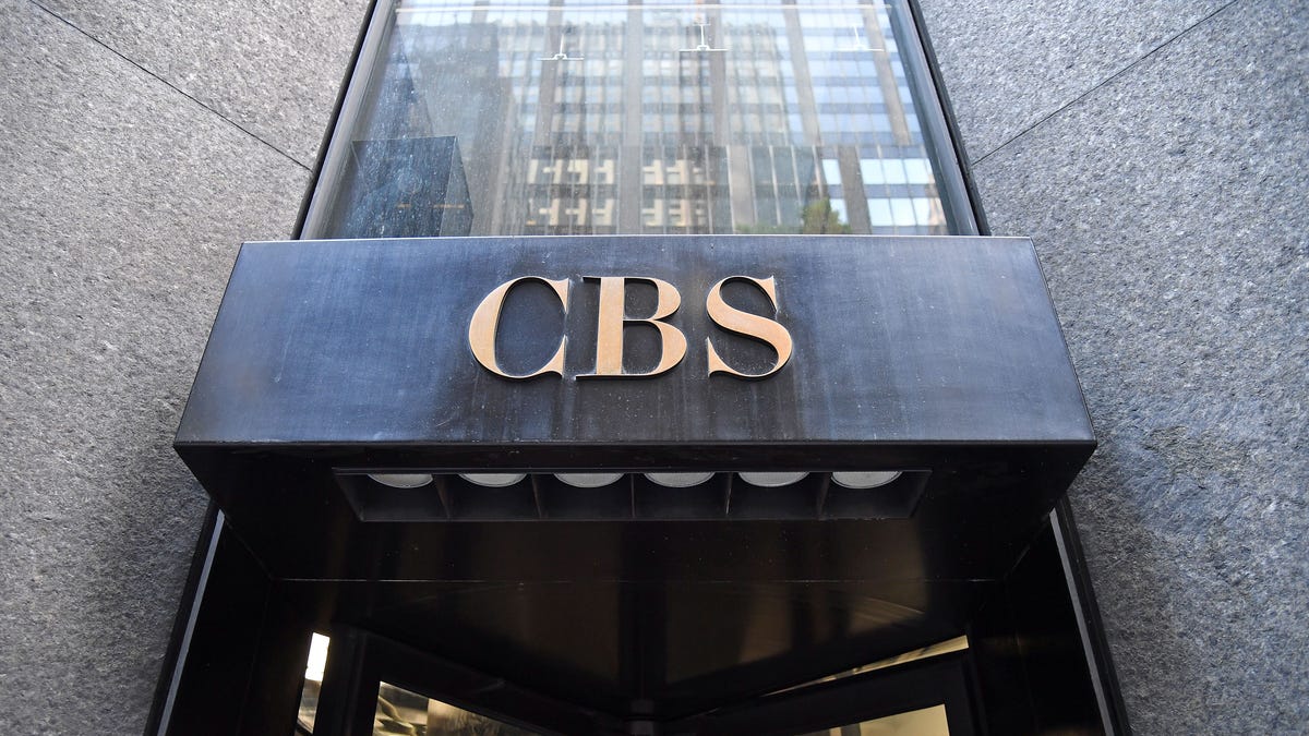 The CBS logo is seen at the CBS Building, headquarters of the CBS Corporation, in New York City on Aug. 6, 2018.
