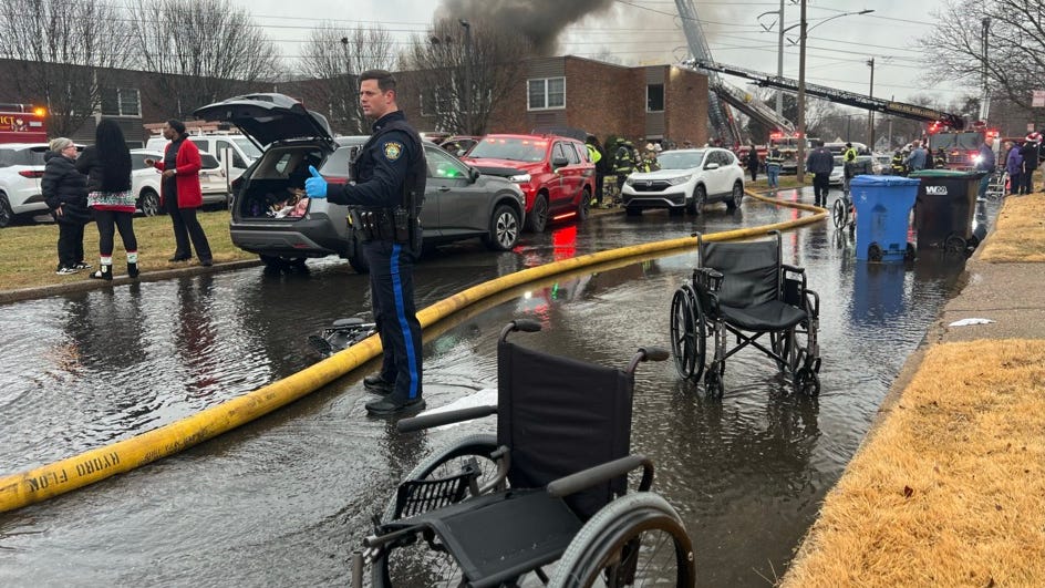 A fire broke out at Silver Lake Healthcare Center in Bristol on December 23, 2025.
