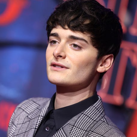 BERLIN, GERMANY - NOVEMBER 18: Noah Schnapp attends the "Stranger Things" Season 5 Event at Hangar 7 - Flughafen Tempelhof on November 18, 2025 in Berlin, Germany. (Photo by Gerald Matzka/Getty Images for Netflix)