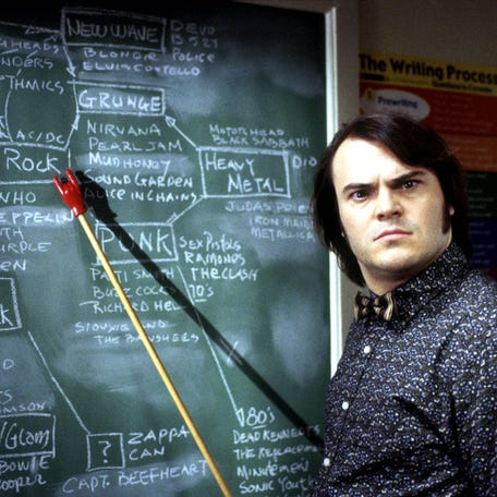 Jack Black stars in "School of Rock" (2003).