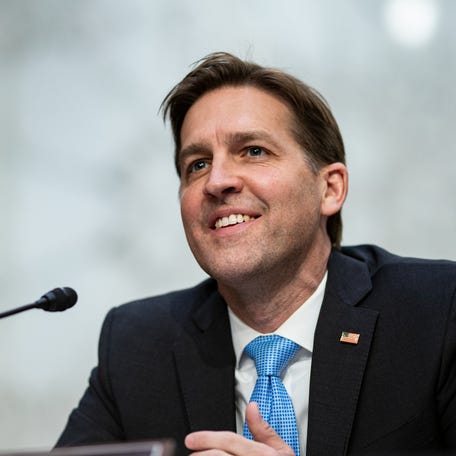Sen. Ben Sasse, R-Nebraska, in 2021 in Washington, DC. He resigned from the U.S. Senate on Jan. 8, 2023, and served as president of the University of Florida 2023-24. Sasse announced on Dec. 23, 2025, that he was diagnosed with terminal cancer.