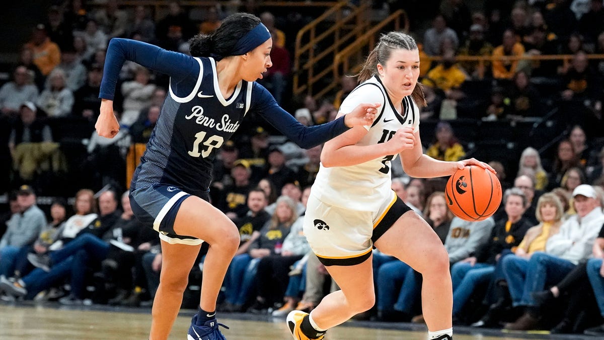 See the action from Iowa women's basketball game versus Penn State