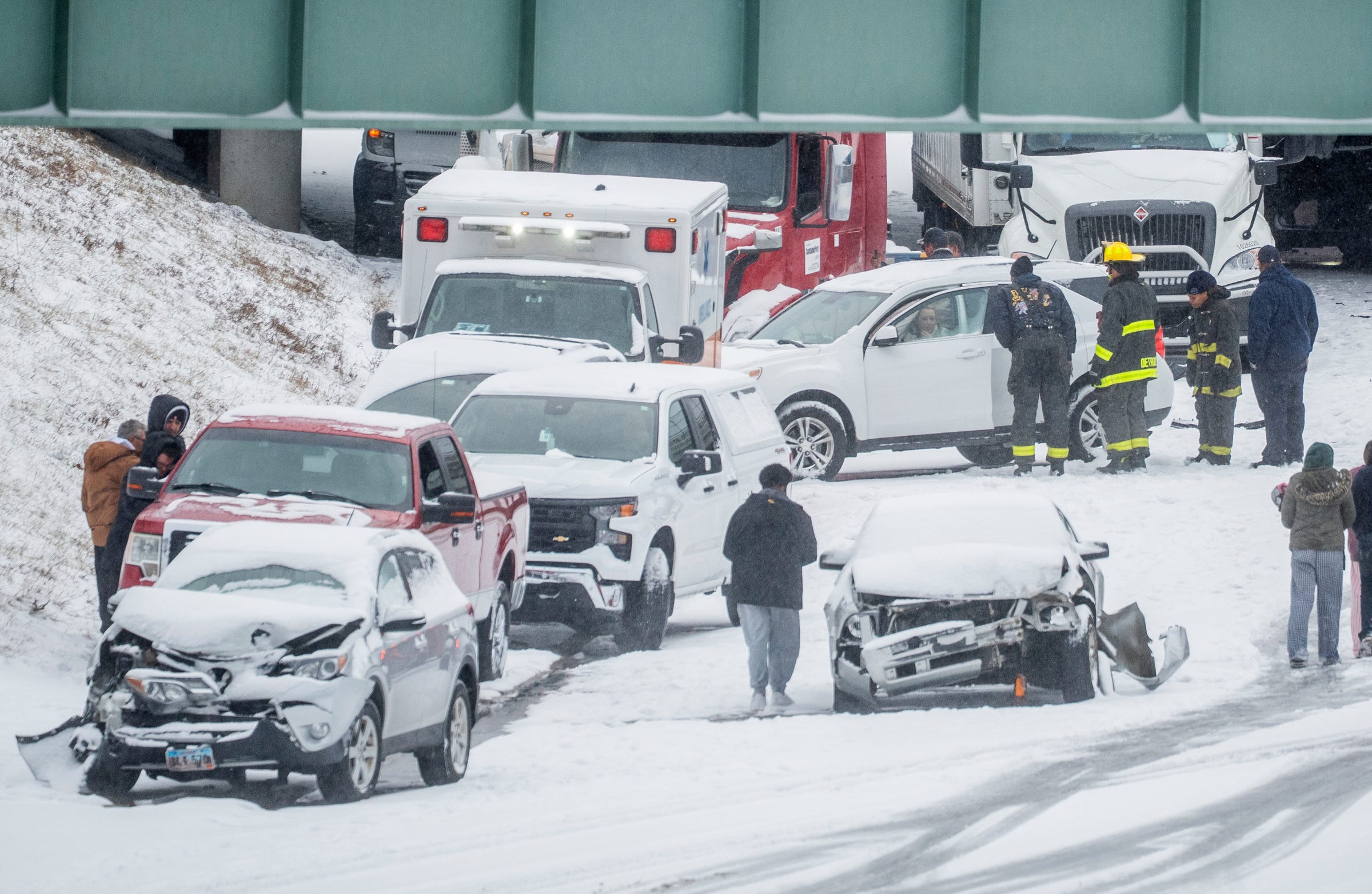 Winds exceeding 50 mph, 35-foot Great Lakes waves, blizzards, whiteout conditions and multi-vehicle pileups were all a part of the holiday storm.